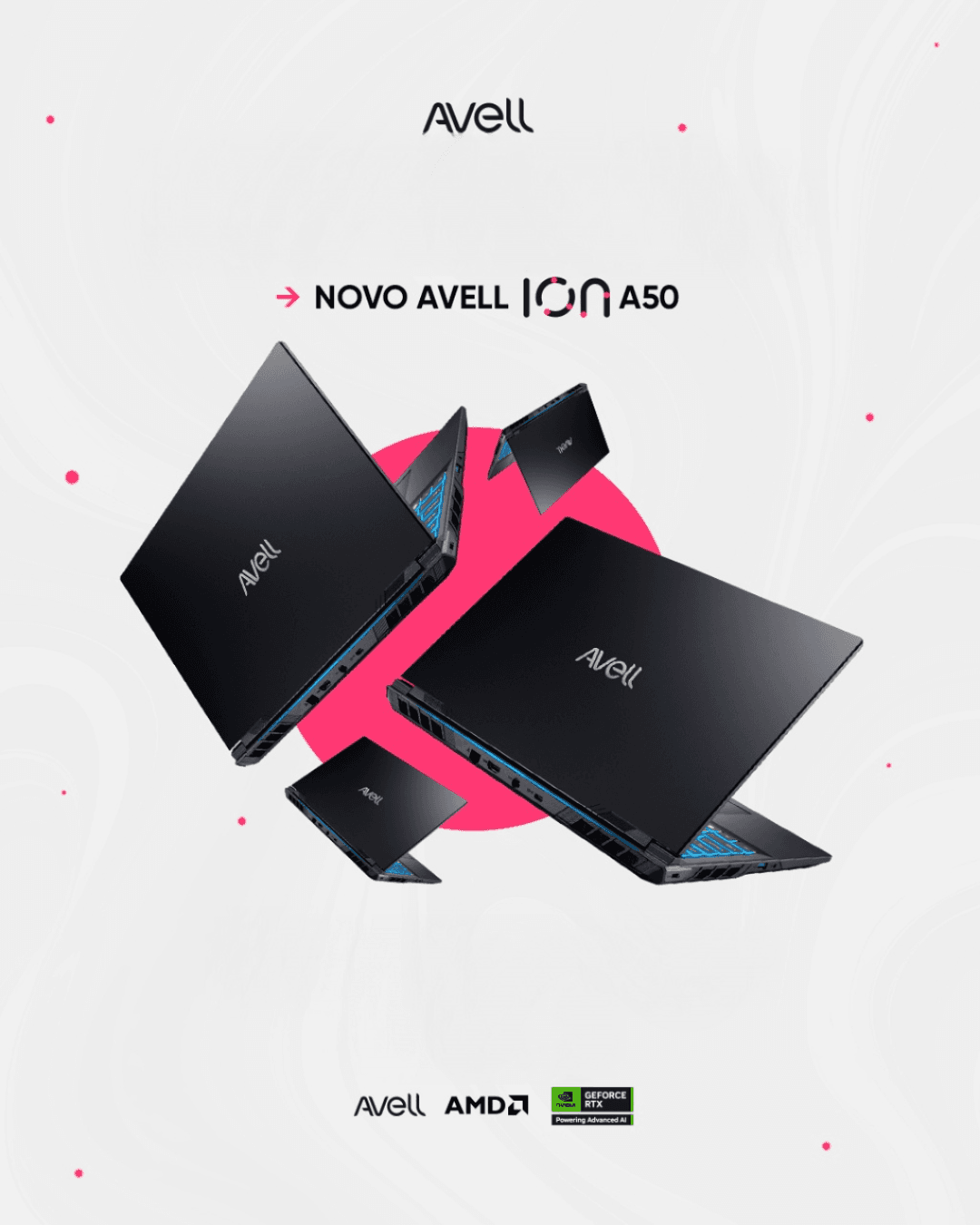 Lançamento Avell ION A50 com R5 e com R7