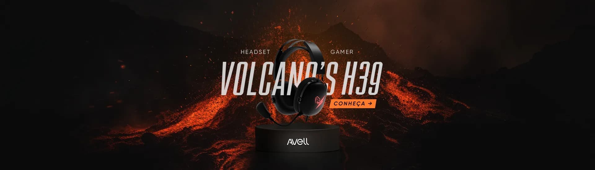 Headset Gamer: conheça todos os detalhes do Volcanos H39