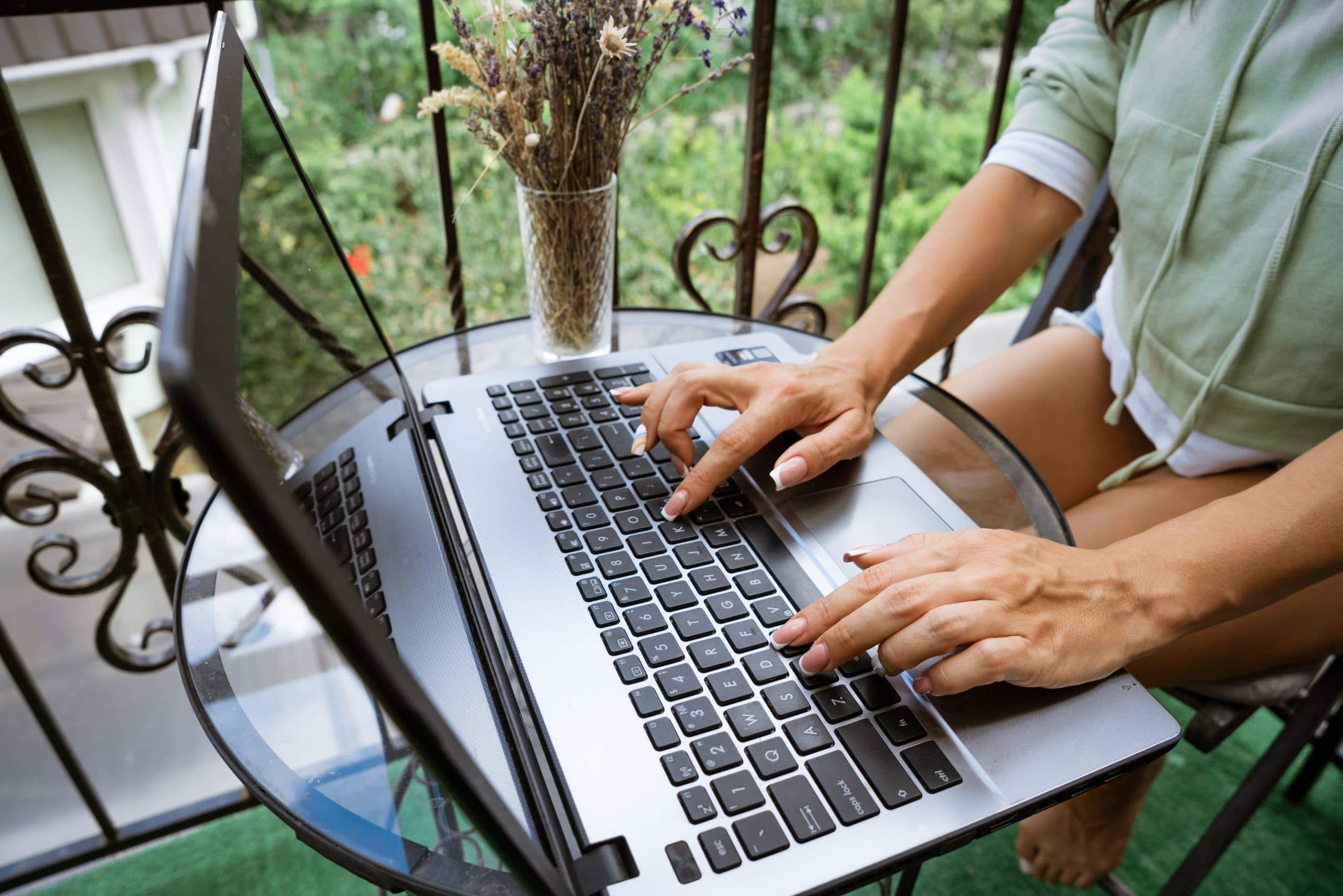 Experiência de uso em notebook